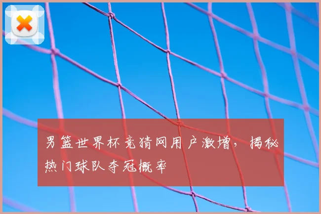 男篮世界杯竞猜网用户激增，揭秘热门球队夺冠概率